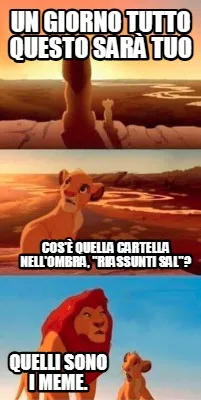 Funny Un giorno tutto questo sarà tuo cos'è quella cartella nell'ombra, "riassunti s