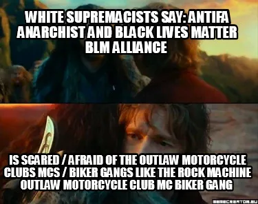 Funny White Supremacists say: Antifa Anarchist and Black Lives Matter BLM Alliance is