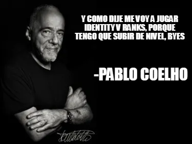 Y como dije me voy a jugar identity v ranks, porque tengo que subir de nivel, by
