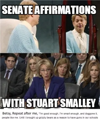 Funny Senate Affirmations with stuart smalley