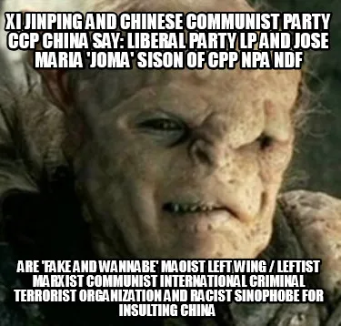 Funny Xi Jinping and Chinese Communist Party CCP China say: Liberal Party LP and Jose