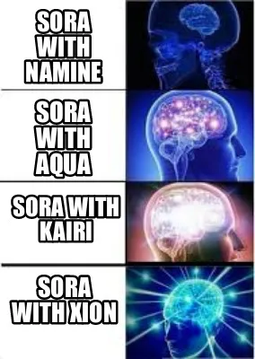 Funny Sora with Namine Sora with xion Sora with aqua Sora with Kairi