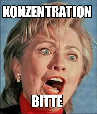 Funny KONZENTRation Bitte