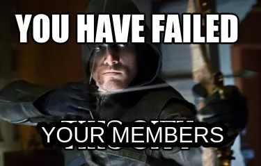 You have failed this city your members