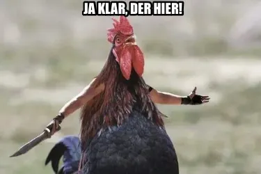 Ja klar, der hier!