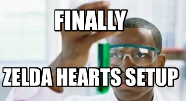 Finally zelda hearts setup