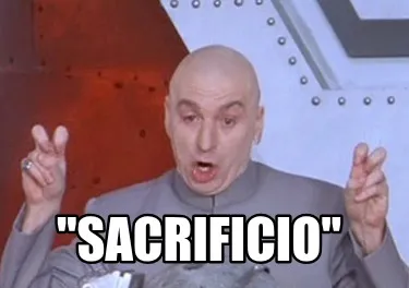 "sacrificio"