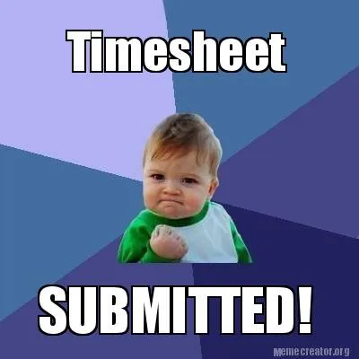 Timesheet SUBMITTED!