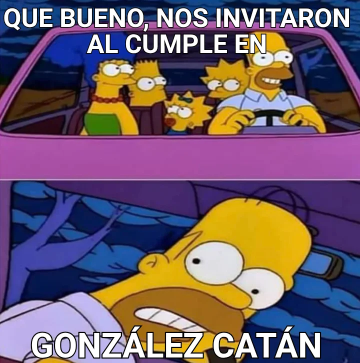 QUE BUENO, NOS INVITARON AL CUMPLE EN — GONZÁLEZ CATÁN