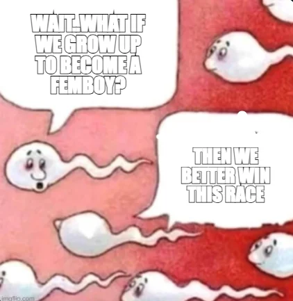 WAIT..WHAT IF WE GROW UP TO BECOME A FEMBOY? — THEN WE BETTER WIN THIS RACE