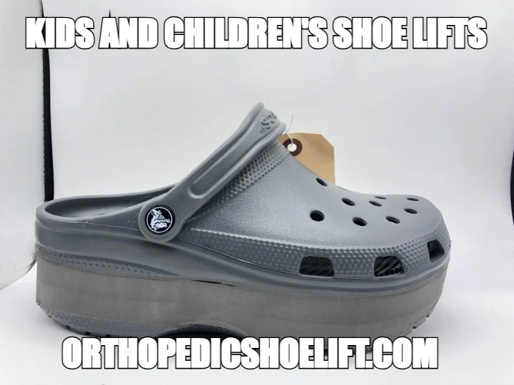 KIDS AND CHILDREN'S SHOE LIFTS — ORTHOPEDICSHOELIFT.COM