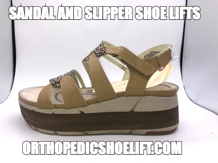 SANDAL AND SLIPPER SHOE LIFTS — ORTHOPEDICSHOELIFT.COM