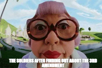 THE SOLDIERS AFTER FINDING OUT ABOUT THE 3RD AMENDMENT