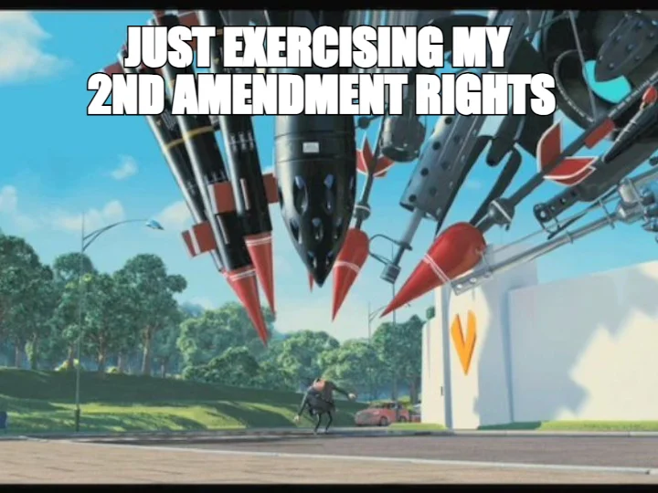 JUST EXERCISING MY 
2ND AMENDMENT RIGHTS