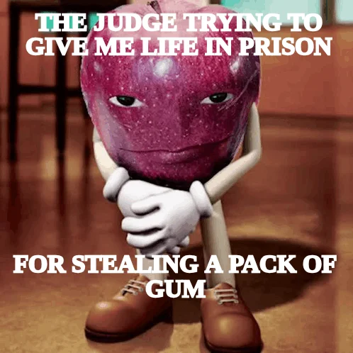 THE JUDGE TRYING TO GIVE ME LIFE IN PRISON — FOR STEALING A PACK OF GUM