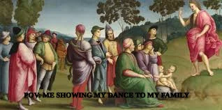 POV: ME SHOWING MY DANCE TO MY FAMILY