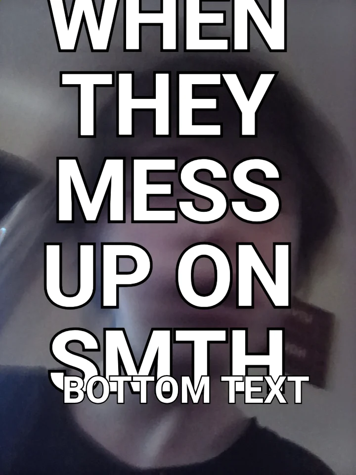 THAT ONE PERSON WHEN THEY MESS UP ON SMTH