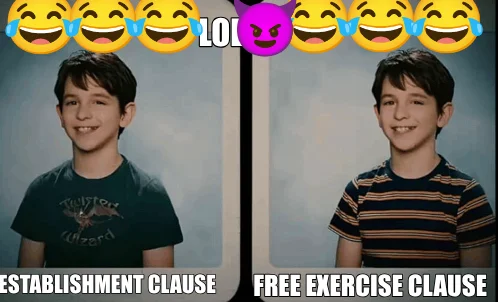 ESTABLISHMENT CLAUSE — FREE EXERCISE CLAUSE — LOL