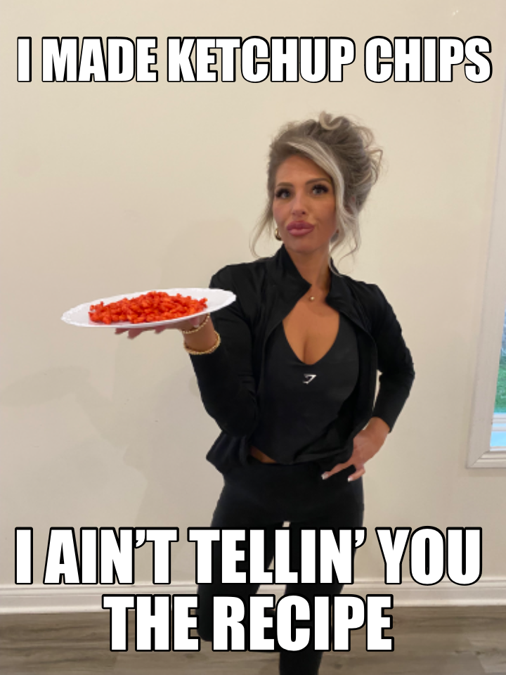 I MADE KETCHUP CHIPS