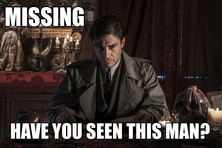 MISSING — HAVE YOU SEEN THIS MAN?