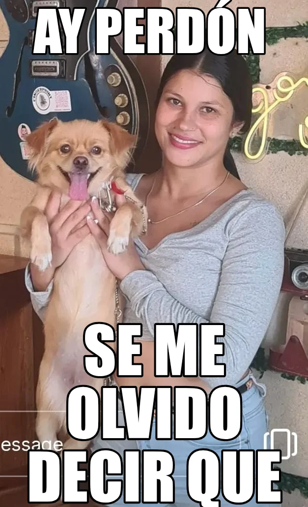 AY PERDÓN — SE ME OLVIDO DECIR QUE ESTOY CASADA