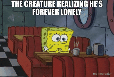 SpongeBob Sitting Alone Meme Generator — Make a SpongeBob Sitting Alone