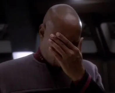 sisko facepalm