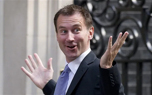 Jeremy Hunt Health Secretary