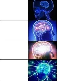 expanding brain
