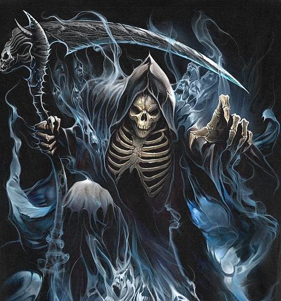 Spooky scary skeleton