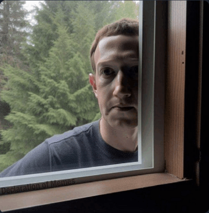 POV: PETER LOOKING THROUGH HIS WINDOW