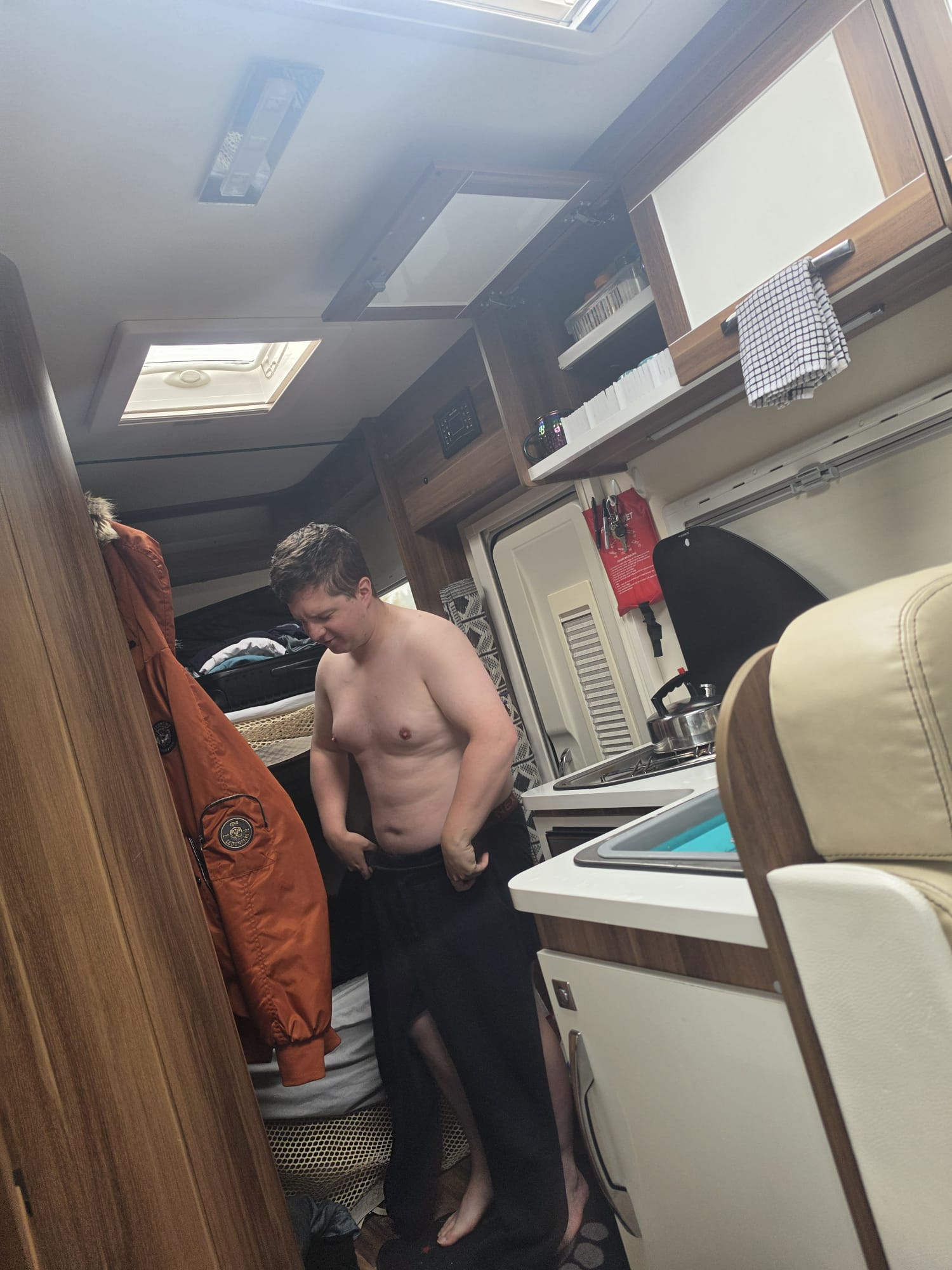 WHEN YOU FINALLY TAKE A GIRL HOME BUT SHE'S CHANGED HER MIND BECAUSE SHE'S SEEN YOUR MAN TITS