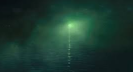 HIS SO CALLED "FUTURE" - CLOSE UP ITS JUST A BOAT LIGHT