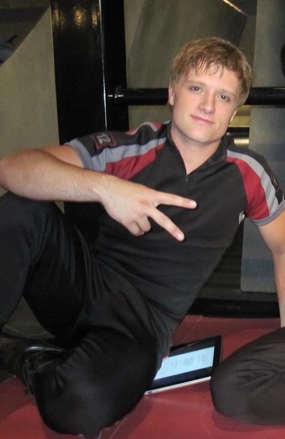 PEETA AFTER CONFESSING HIS LOVE FOR KATNISS ON NATIONAL TELEVISION