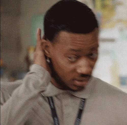 WHEN THE TEACHER IS LOOKING AT ME WHILE I’M TALKING - ME AVOIDING EYE CONTACT