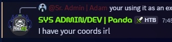 WHEN WE PING PANDA ONCE