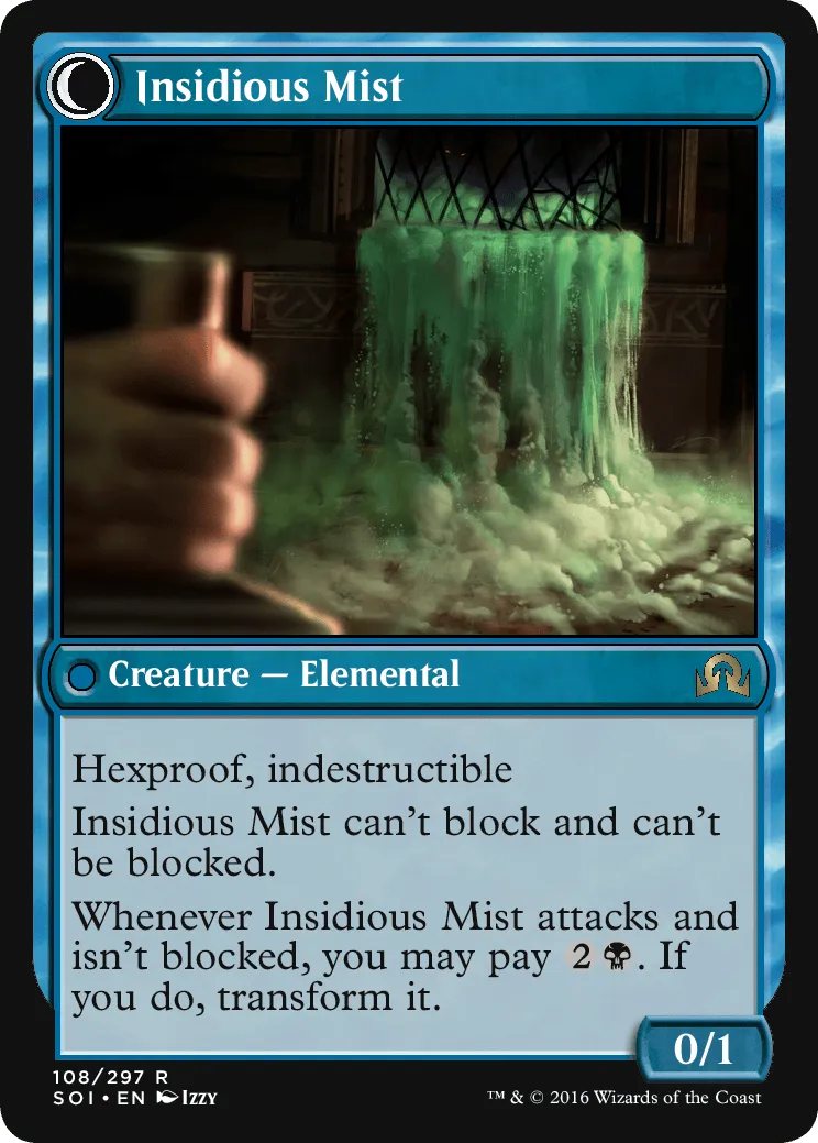 INSIDIOUS MIST REACTION